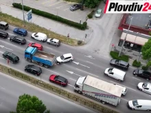 ПТП блокира две от четирите ленти на булевард в Пловдив