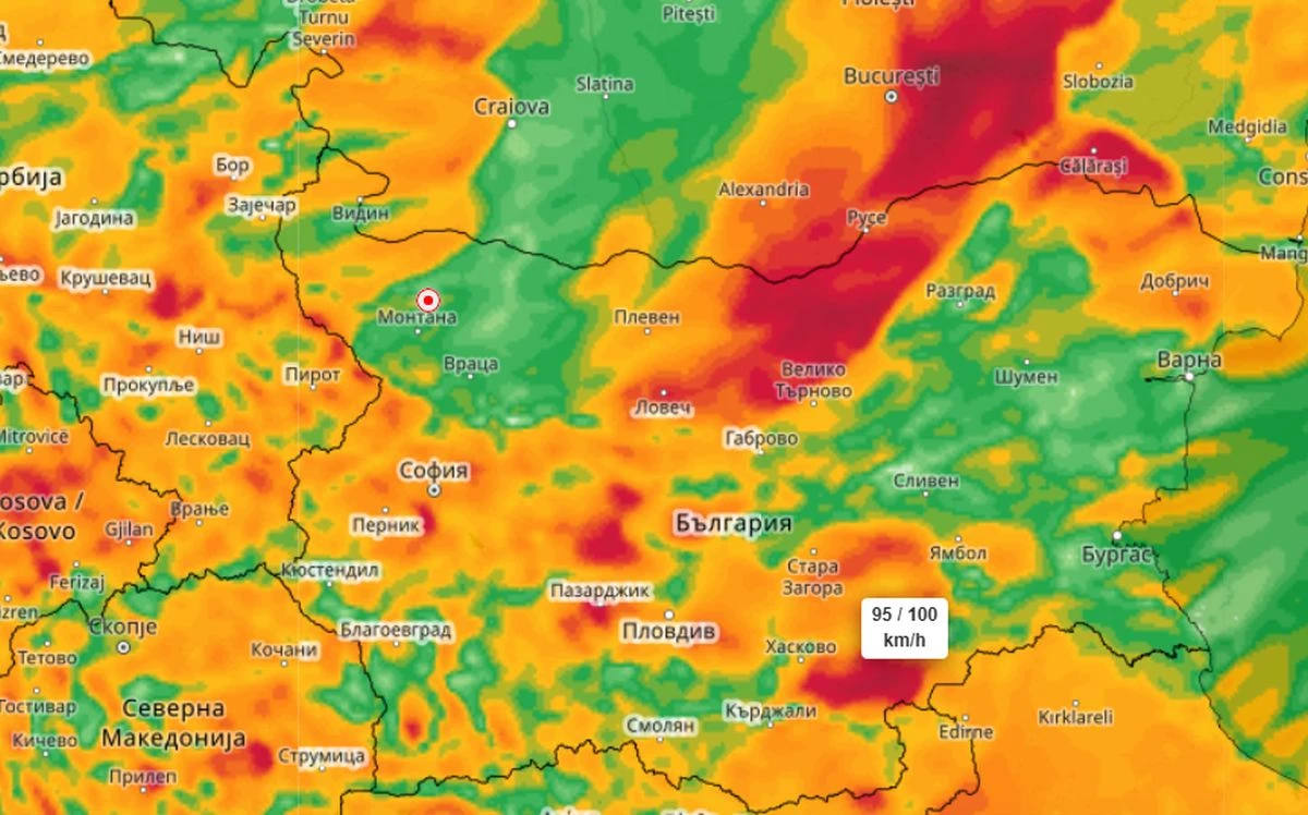Meteo Balkans: Идват мощни гръмотевични бури и градушки до 36 часа, както и шквал!