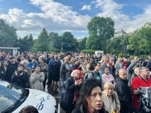 Жители на столичния район "Младост" протестират срещу строежа на многоетажна сграда