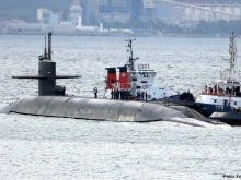 Стратегическа атомна подводница USS Alaska на ВМС на САЩ влезе в Средиземно море