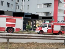 Пожар в магазин за храни и перилни препарати в Пловдив