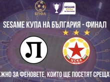 БПФЛ с важна информация за феновете преди финала на Купата на България