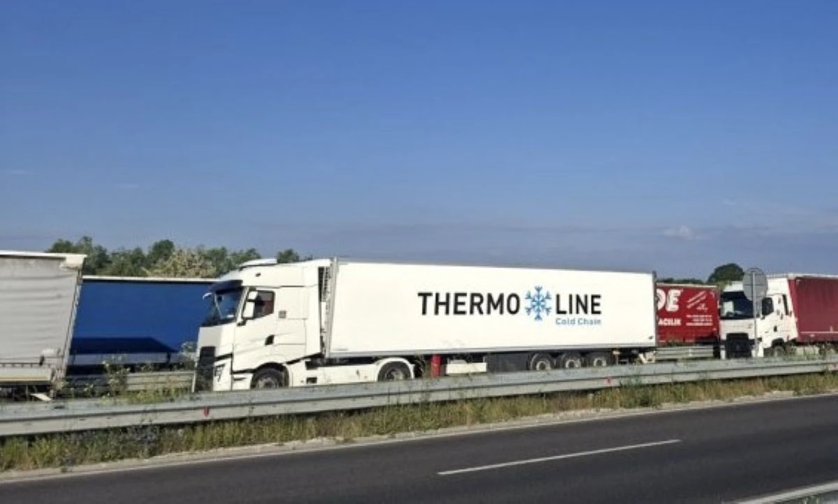 Страшно задръстване на 