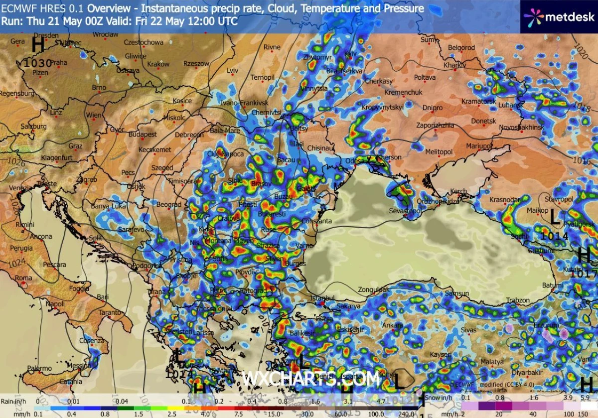 Meteo Balkans: През следващите часове времето в България с рязък обрат - идват гръмотевици и дъжд!