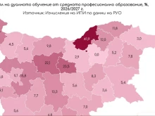 Близо 16% от учениците в София-област и едва 6 на сто в столицата...