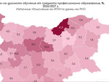 Русе е безспорният фаворит в България по показателя "дуално обучение" – вижте положението в останалите общини