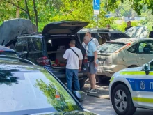 Джип се запали на булевард в Пловдив, отива за скрап