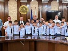За шампионската титла: Златните момчета от ХК "Мартен 67" с награди от Пенчо Милков