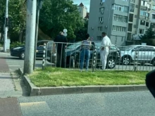 Катастрофа на метри от пешеходна пътека в Пловдив