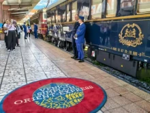 Елитният влак "Ориент експрес" отново докара световния елит в България