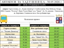 Безплатни автобуси и промени в трафика за Задушница в Кюстендил и Дупница