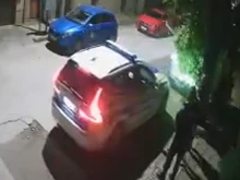 Огромен клон се стовари на сантиметри от патрулка в Пловдив, по чудо няма жертви