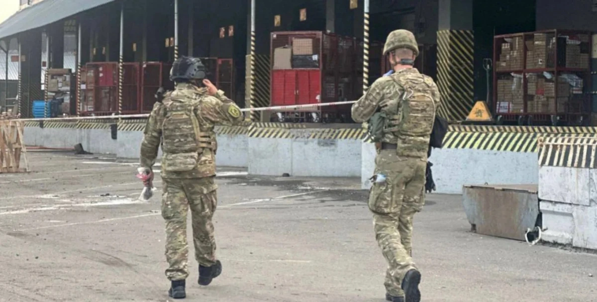 В Киев на територията на сортировъчния център на украинския пощенски