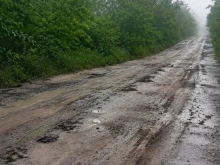 Кална маса затвори път в Добруджа
