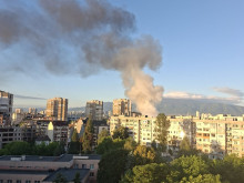 Голям пожар в кв. "Надежда" в София