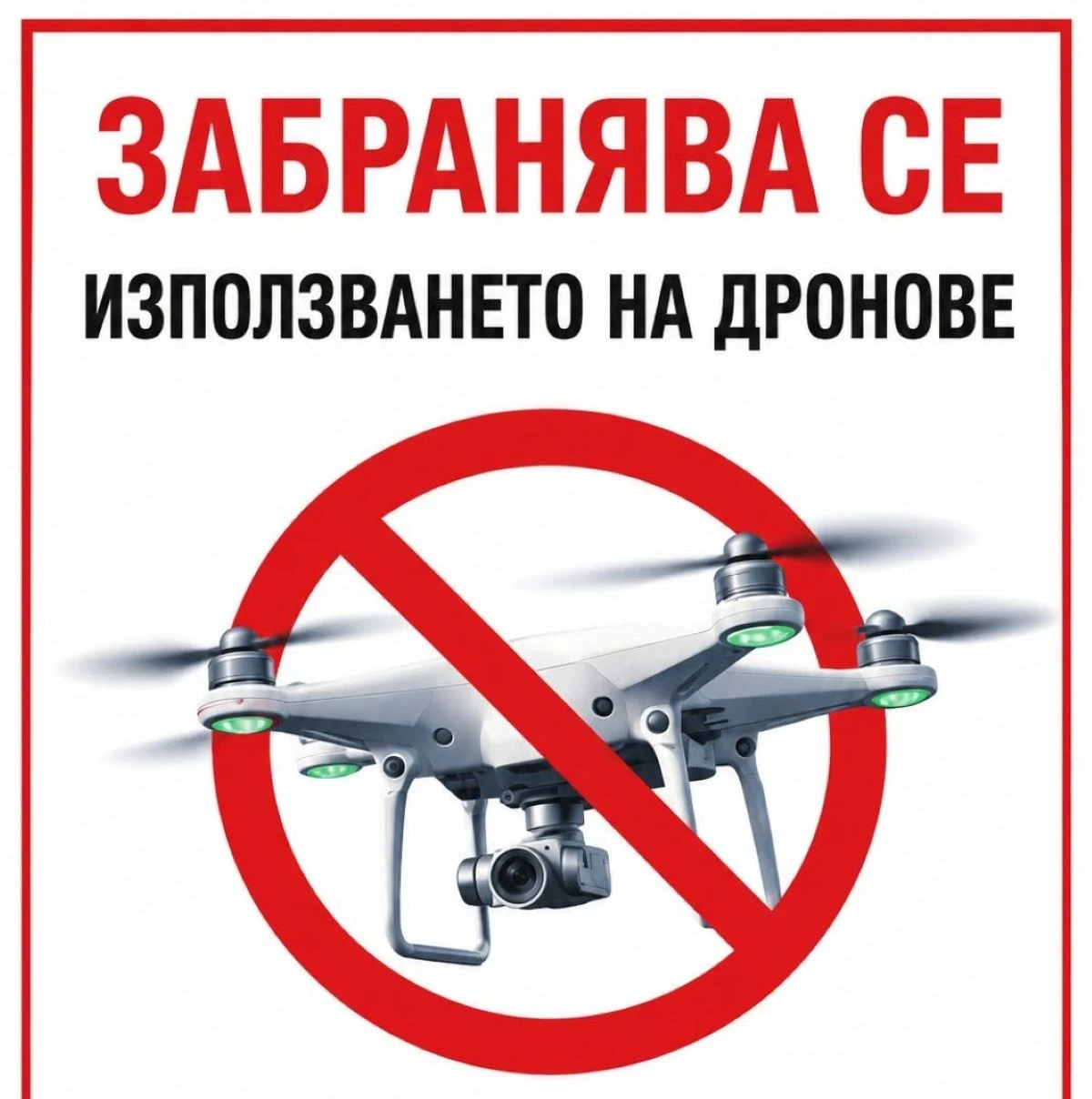 В Разлог забраняват използването на дронове в центъра на града
