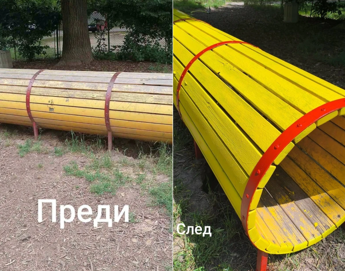 Обновиха изцяло площадка в популярен парк в Пловдив