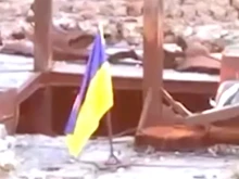 ВСУ издигнаха украинския флаг на Кинбурнската коса