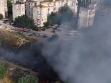 Дрон засне последствията от пожара в Пловдив