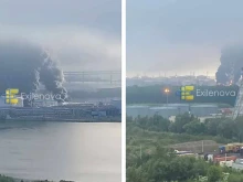 Украински дронове подпалиха ключов нефтен терминал в Санкт Петербург