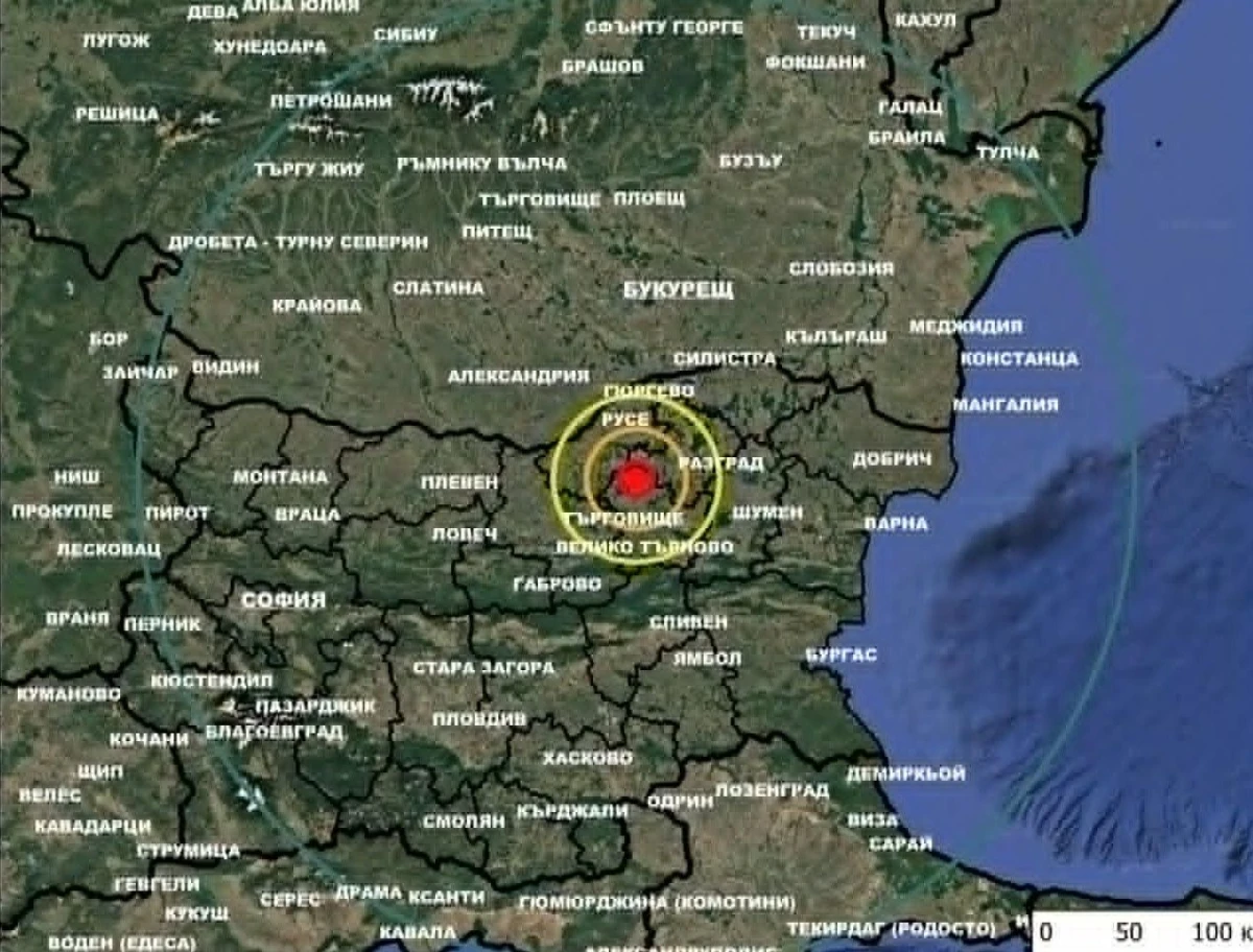 Земетресение с магнитуд 2 6 е регистрирано в района на