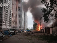Поредна мащабна атака над Киев, има загинали и много ранени