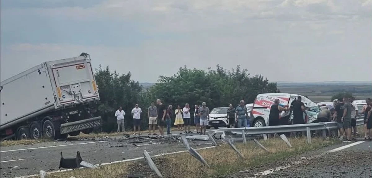 Тежка катастрофа е станала на АМ Тракия в посока Бургас