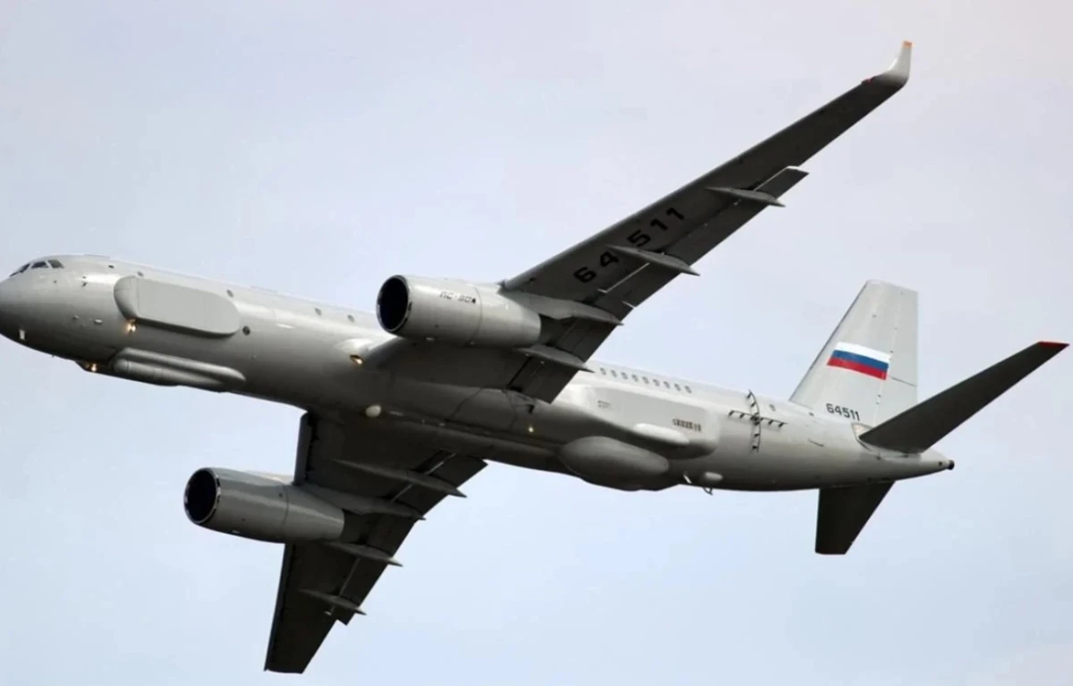 Руският самолет за управление Ту 214ПУ неофициално наричан самолетът на