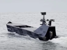 Украйна показа за първи път работата на надводния дрон "Баракуда"