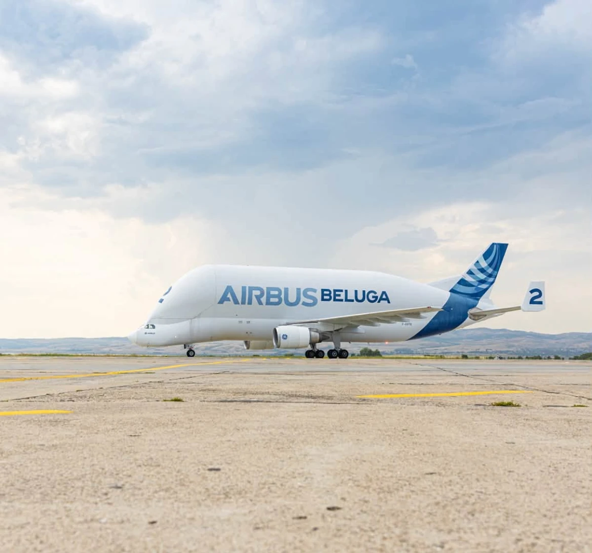За първи път в България кацна самолет Airbus Beluga ST