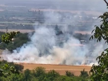 Овладяха големия пожар край Стара Загора