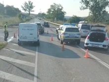 Катастрофа затруднява движението по пътя Разград - Шумен