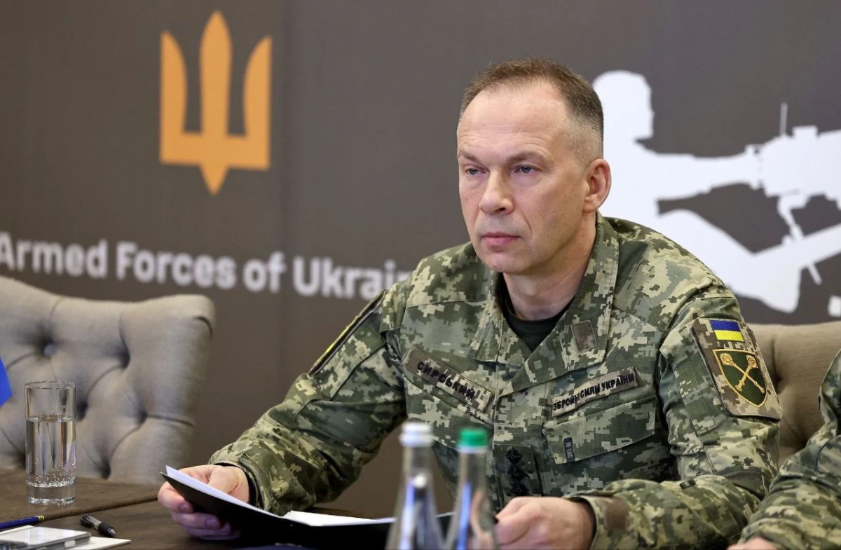 Генералният щаб на Украйна заяви че главнокомандващият на Въоръжените сили