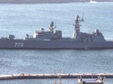 Руски кораб е провел артилерийски учения край бреговете на Великобритания