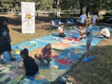 Млади художници превърнаха парк "Св. Игнатий Старозагорски" в творческо ателие