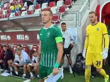 Лудогорец изостава в резултата след полувреме игра срещу Апоел