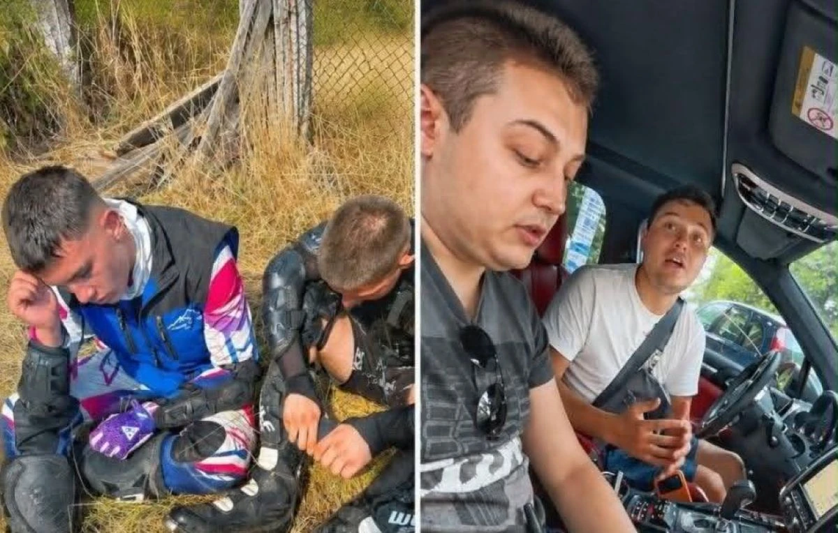 Това са два различни свята Единият излишен Докато две момчета