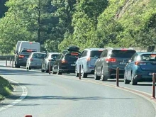 Огромно задръстване в Кресненското дефиле