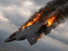 Изтребител F-35 за 136 млн. се разби и запали във военна база в САЩ