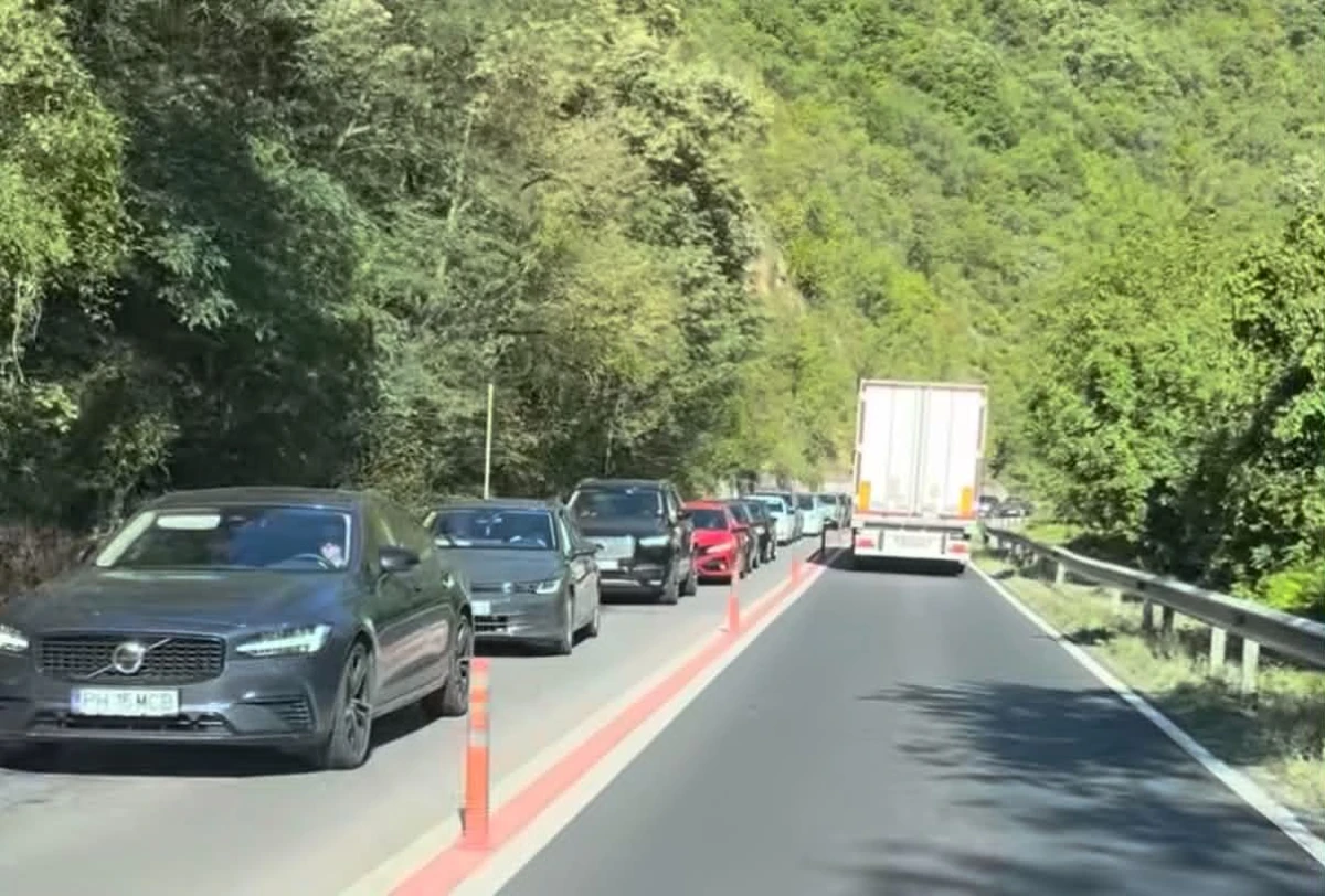 Отново задръстване в Кресненското дефиле