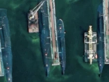 Най-тежко въоръжените подводници в света са покрити с мрежи срещу дронове