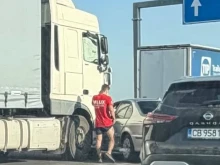 Катастрофа с ТИР на Околовръстното в столицата
