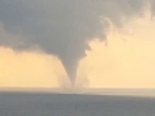 Появи се воден смерч над Черно море край Турция