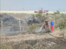 Пет пожара в Кюстендилско за денонощие