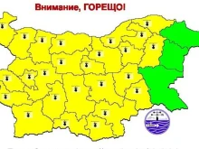 Жълт код за опасни горещини, само три области остават в зелената зона