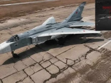 Зеленски: ВСУ унищожиха руски Су-24М и летищна техника на летище "Саки"'