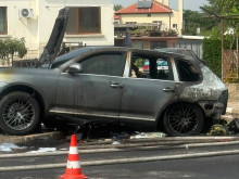 Автомобил се взриви в пловдивското село Йоаким Груево
