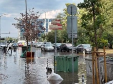 Потоп в София: 50 сигнала за щети, паднали светофари и блокиран път след мощната буря