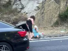 Със счупен череп е една от пострадалите при катастрофата в Кресненското дефиле