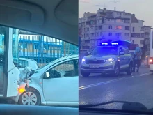 Катастрофа между автобус 102 и автомобил в кв."Овча купел"